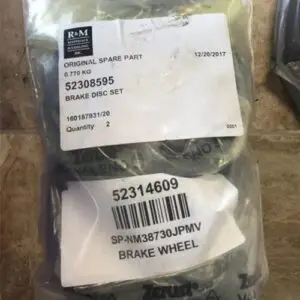 52308595 Brake Wheel set with 52314609 Wheel R&M / Konecranes