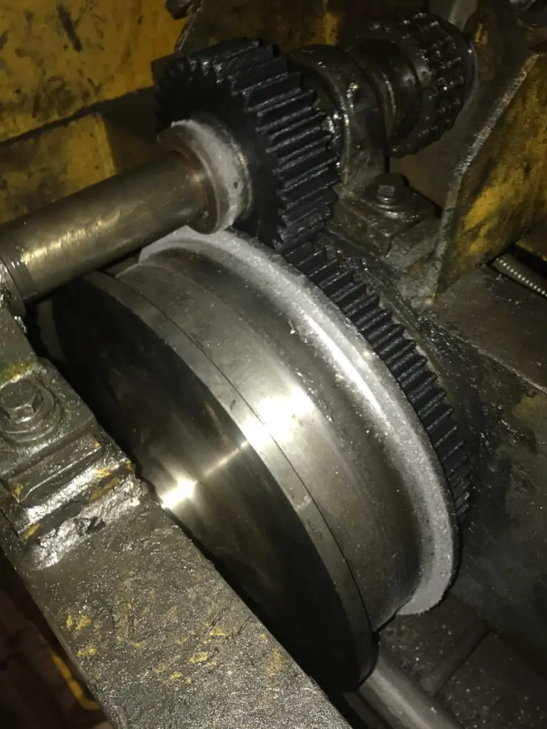 drive wheel with the flange worn off